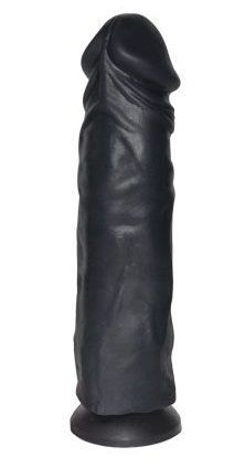 Чёрный фаллоимитатор без мошонки Sitabella - 19 см. от Sitabella