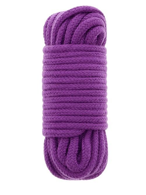 Фиолетовая хлопковая веревка BONDX LOVE ROPE 10M PURPLE - 10 м. от Dream Toys