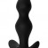 Чёрная фигурная анальная пробка Fantasy - 12,5 см. от Lola toys