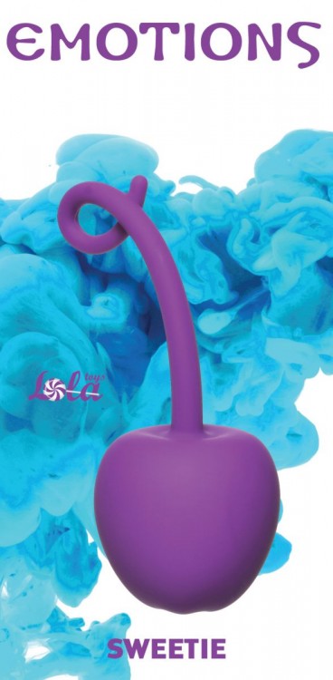Фиолетовый стимулятор-вишенка со смещенным центром тяжести Emotions Sweetie от Lola toys