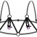 Декоративный бюстгальтер с зажимами на соски Bra with silicone nipple clamps от Orion