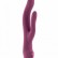 Розовый вибратор Keira с клиторальным отростком - 21,3 см. от Shots Media BV