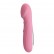 Нежно-розовый перезаряжаемый вибромассажер Candice - 14,2 см. от Baile