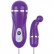 Фиолетовый вибростимулятор с загнутым кончиком от A-toys