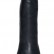 Чёрный фаллоимитатор без мошонки с присоской в основании - 18 см. от Sitabella