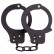 Чёрные наручники из листового металла BONDX METAL CUFFS BLACK от Dream Toys