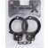 Чёрные наручники из листового металла BONDX METAL CUFFS BLACK от Dream Toys