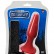 Красная анальная вибропробка с пультом управления MENZSTUFF 5INCH SLIM INTRUDER BUTT PLUG - 13 см. от Dream Toys