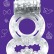 Прозрачное эрекционное кольцо Rings Treadle с подхватом от Lola toys