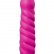 Ярко-розовый вибратор со спиралевидным рельефом PURRFECT SILICONE DELUXE 100 FUNCTION - 18 см. от Dream Toys