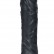 Чёрный фаллоимитатор на присоске с ярко выраженным рельефом - 21,5 см. от Sitabella