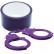 Набор для фиксации BONDX METAL CUFFS AND RIBBON: фиолетовые наручники из листового материала и липкая лента от Dream Toys