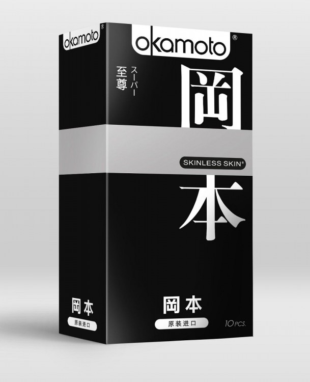 Презервативы OKAMOTO Skinless Skin Super ассорти - 10 шт. от Okamoto
