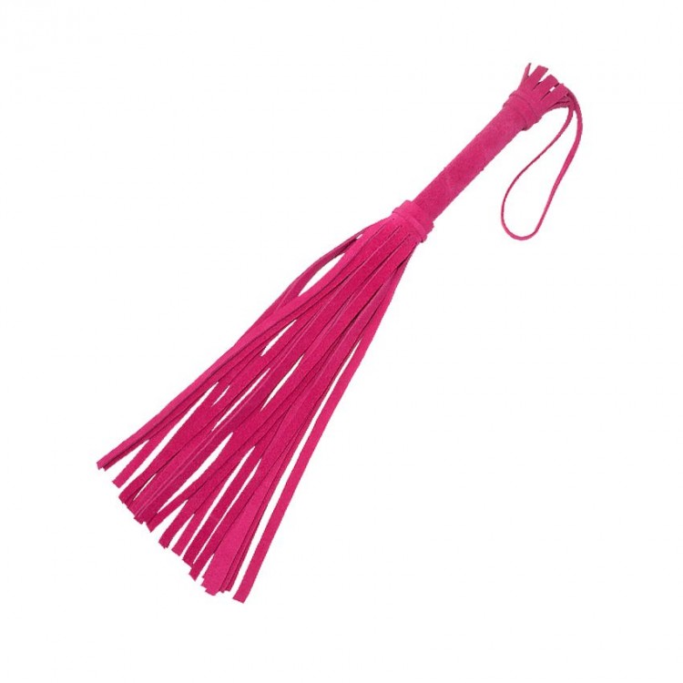 Розовая мини-плеть «Королевский велюр» - 40 см. от Sitabella