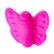 Розовый клиторальный стимулятор-бабочка Madam от Nalone