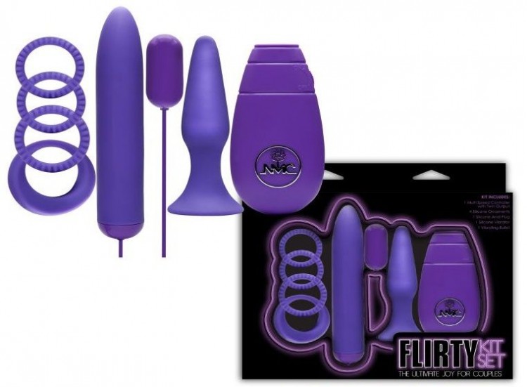 Фиолетовый вибронабор FLIRTY от NMC