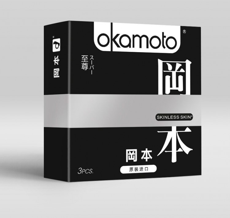 Презервативы OKAMOTO Skinless Skin Super ассорти - 3 шт. от Okamoto