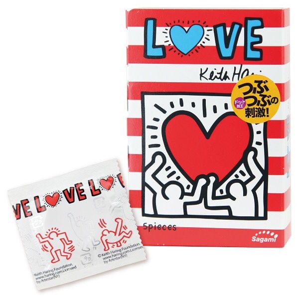 Презервативы Sagami LOVE Keith Haring - 12 шт. от Sagami
