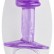 Фиолетовая анальная пробка с фаллической головкой - 9 см. от Sextoy 2011