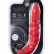 Красный гнущийся анальный вибратор PURRFECT SILICONE DELUXE 5.5INCH - 14 см. от Dream Toys