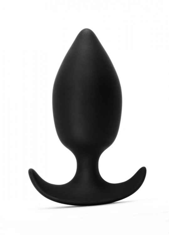 Чёрная анальная пробка Insatiable - 10,5 см. от Lola toys