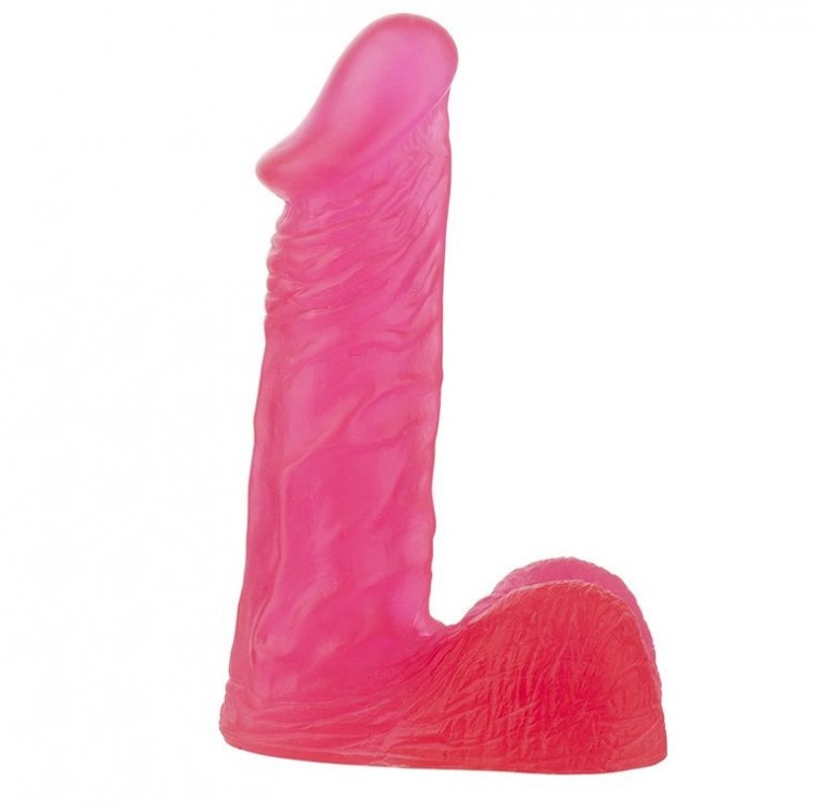 Розовый гелевый фаллоимитатор XSKIN 6 PVC DONG - 15 см. от Dream Toys