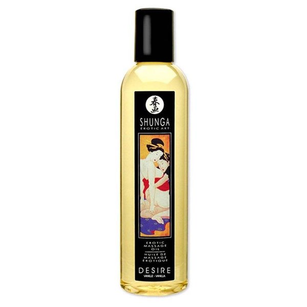 Возбуждающее массажное масло с ароматом ванили Desire - 250 мл. от Shunga