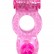 Розовое эрекционное кольцо с вибрацией Rings Ringer от Lola toys