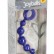 Малая анальная цепочка Joyballs Wave синего цвета - 17,5 см. от Joy Division