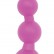 Розовая анальная цепочка PLAY CANDI BUBBLE GUM - 17 см. от Seven Creations