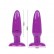 Фиолетовая анальная пробка с присоской - 13,5 см. от Baile