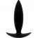 Чёрная мини-пробка для анальной стимуляции BOOTYFUL ANAL PLUG XTRA SMALL BLACK - 9 см. от Dream Toys