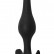 Чёрная анальная пробка Smooth - 12,5 см. от Lola toys