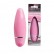 Розовый компактный вибратор и гладкой поверхностью - 10 см. от Dream Toys