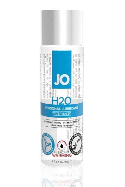 Возбуждающий лубрикант на водной основе JO Personal Lubricant H2O Warming - 60 мл. от System JO