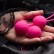 Ярко-розовый набор для тренировки вагинальных мышц Kegel Balls от RestArt