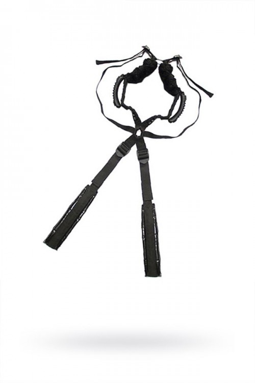 Чёрный бондажный комплект Romfun Sex Harness Bondage на сбруе от Romfun