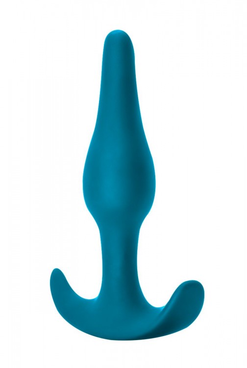 Бирюзовая анальная пробка Starter - 10,5 см. от Lola toys