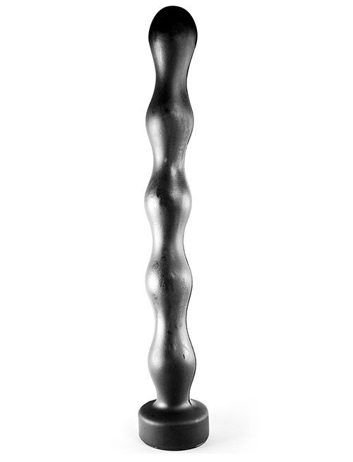 Мега-ёлочка для анальной стимуляции All Black - 32 см. от Mister B