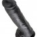 Черный фалоимитатор-гигант на присоске - 28 см. от Pipedream