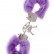 Фиолетовые меховые наручники METAL HANDCUFF WITH PLUSH LAVENDER от Dream Toys