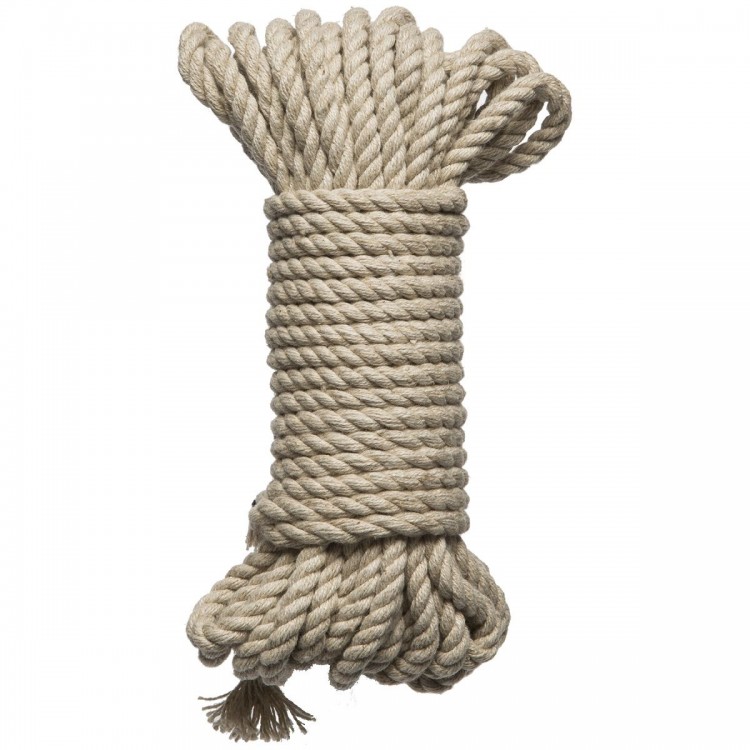 Бондажная пеньковая верёвка Kink Bind   Tie Hemp Bondage Rope 30 Ft - 9,1 м. от Doc Johnson