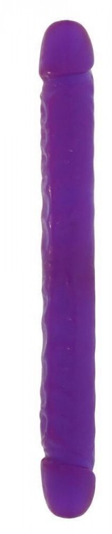 Двойной фиолетовый фаллоимитатор DOUBLE DONG LAVENDER - 30 см. от Seven Creations