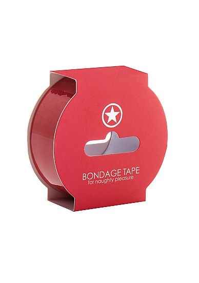 Красная лента Non Sticky Bondage Tape - 17,5 м. от Shots Media BV