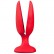 Красная пробка-бутон MENZSTUFF FLOWER BUTT PLUG 6INCH - 15 см. от Dream Toys