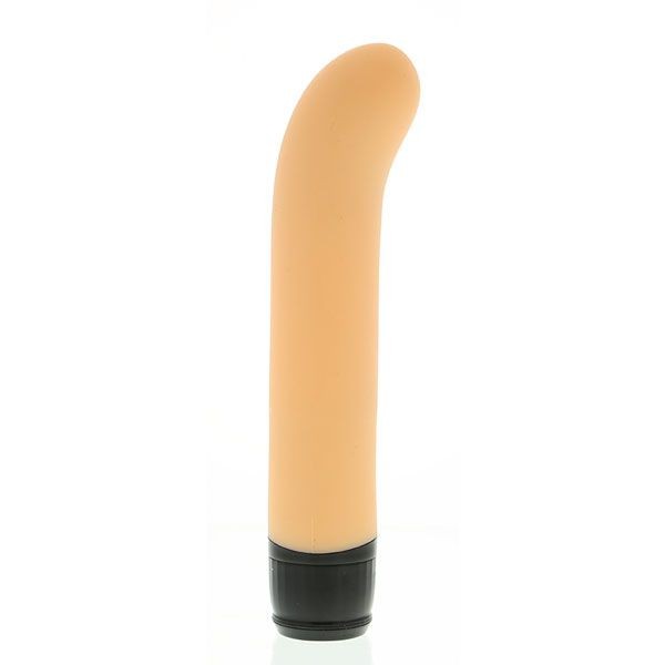 Телесный вибратор PURRFECT SILICONE CLASSIC G-SPOT - 17,5 см. от Dream Toys