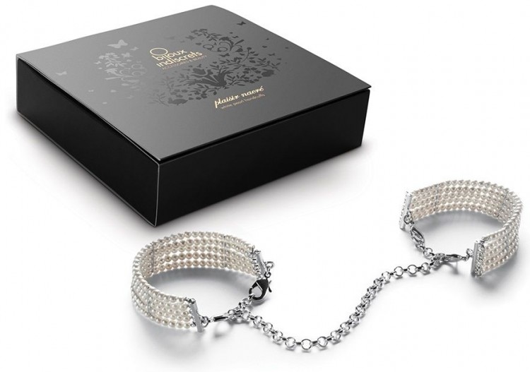 Дизайнерские наручники Plaisir Nacre Bijoux от Bijoux Indiscrets