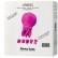 Розовый клиторальный стимулятор Caress с 5 заменяемыми насадками от Adrien Lastic
