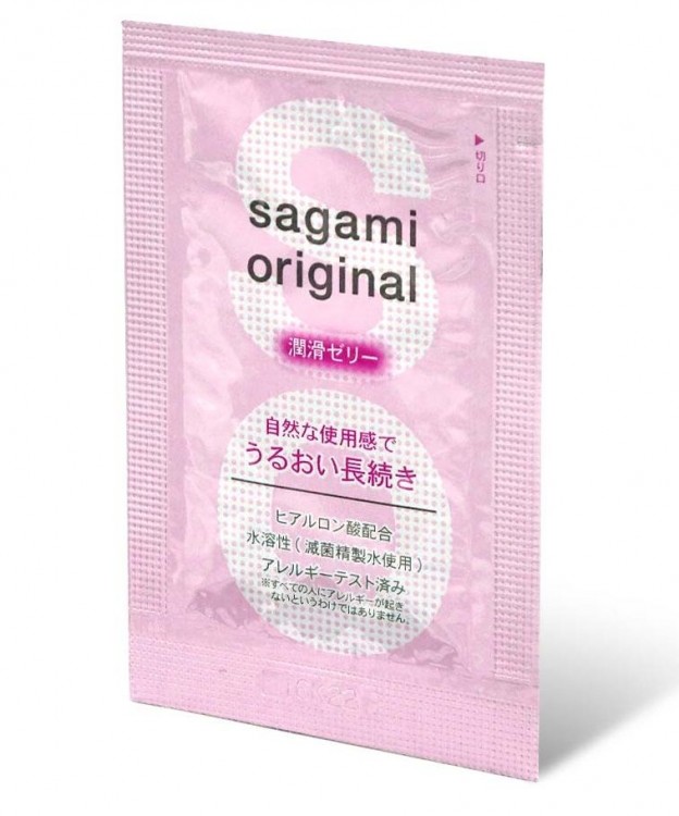 Пробник гель-смазки на водной основе Sagami Original - 3 гр. от Sagami