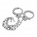 Наручники на длинной цепочке с ключами Metal Handcuffs Long Chain от Blush Novelties